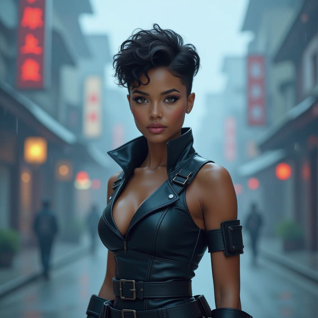 Futuristic Ambush: A Digital Matte Painting