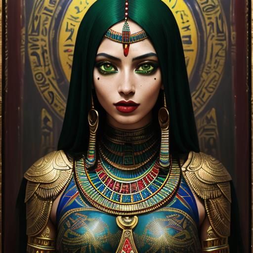 Detailed Egyptian Egyptology in Photorealistic Style