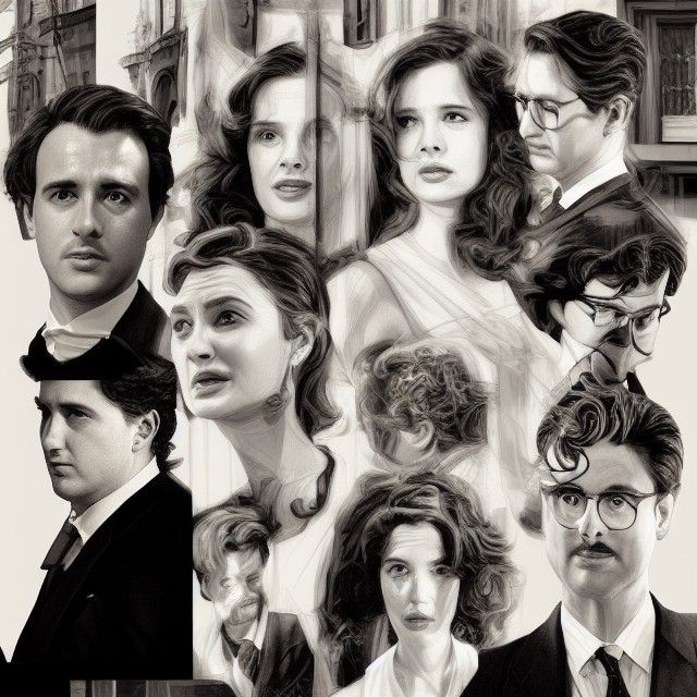 Romantic Comedy Dreamscape in Vivid Digital Art