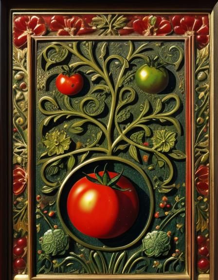 Tomato: Precisionism Meets Medieval Cartoon Art