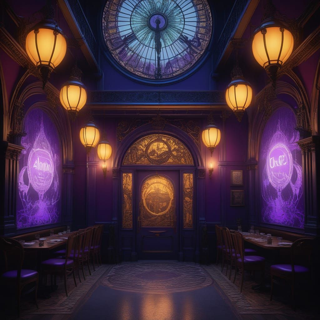 Ethereal Gothic Horror Cafe