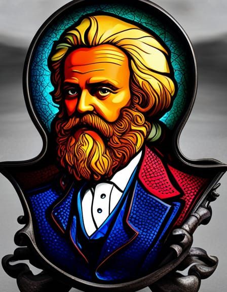 Karl "the comedian" Marx by Per.