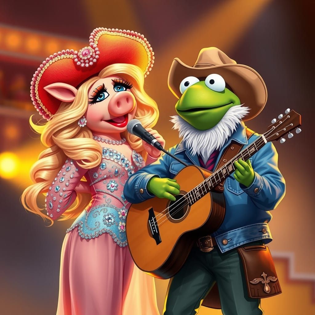 Country Goddess Miss Piggy Shines at the Grand Ole Opry