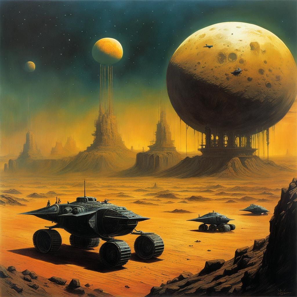 Dystopian Lunar Zoo, Science Fiction Masterpiece