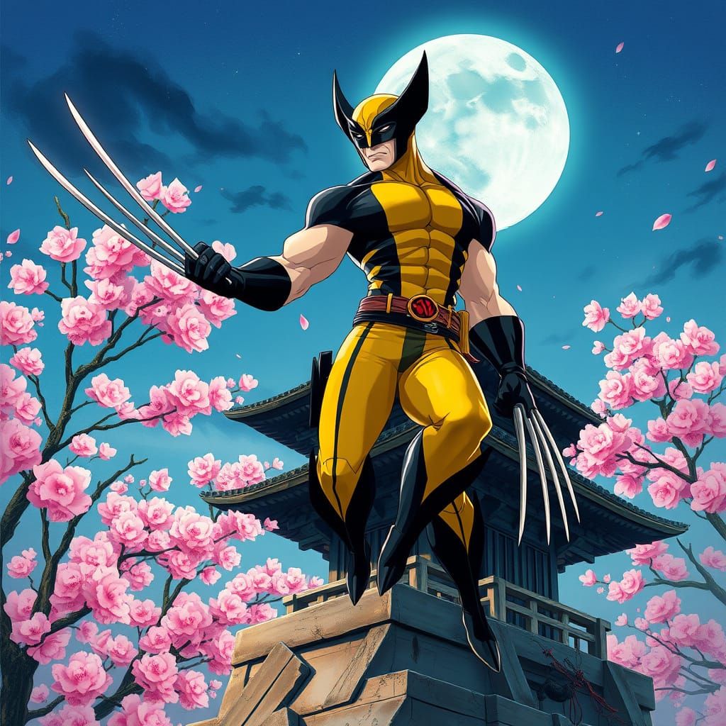 Anime Wolverine: Heroic Ninja Warrior