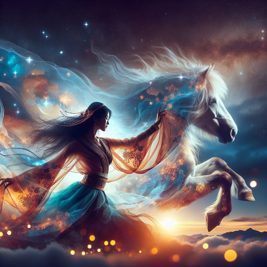 Animal Totem. Horse, Mongolia