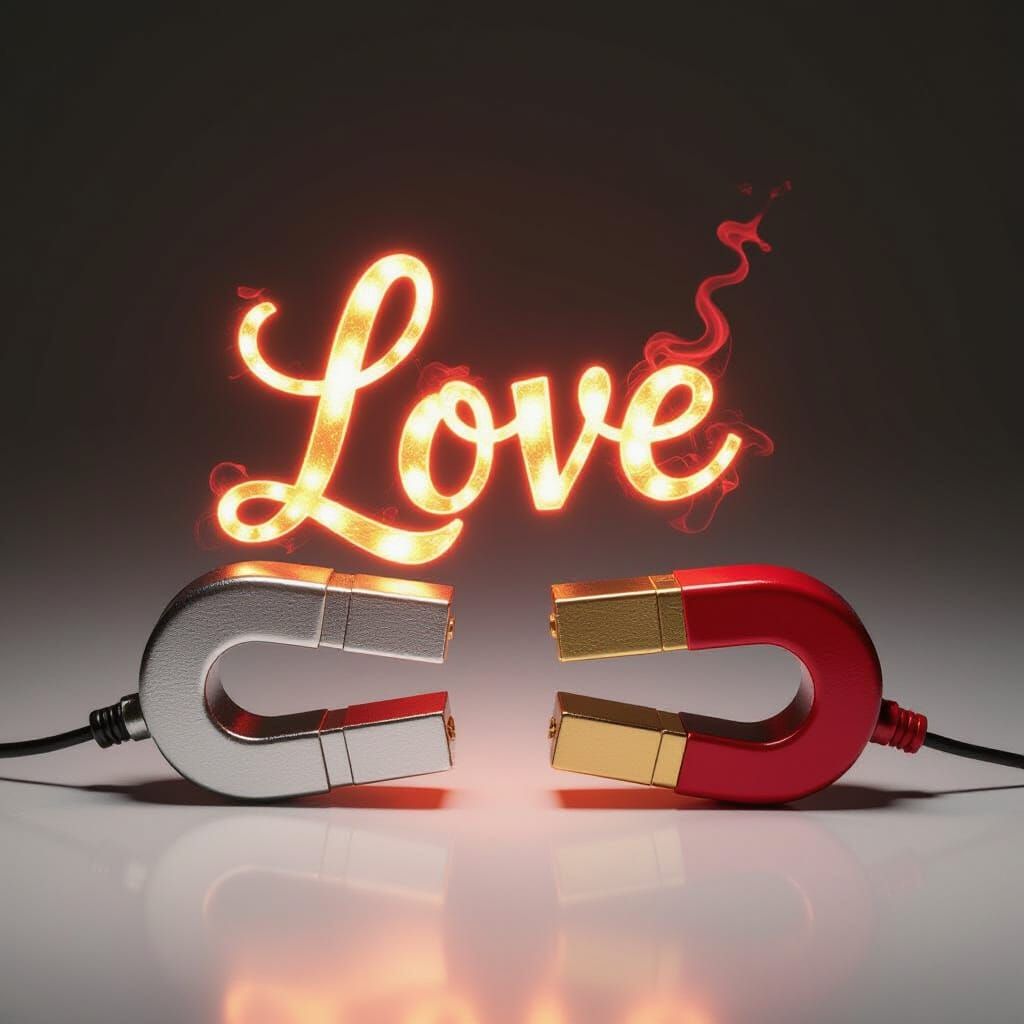 Magnets United by Love in Dreamy Style