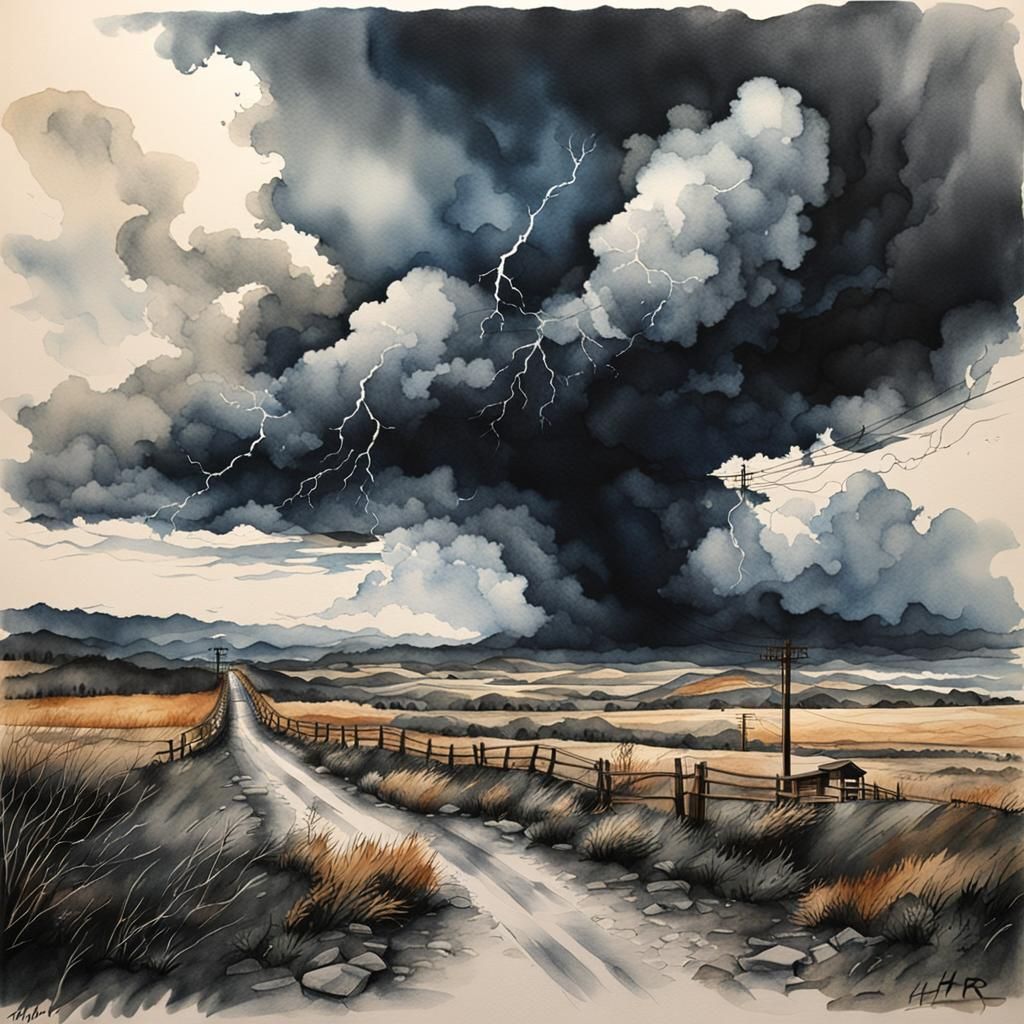 a watercolor artwork embodying the beauty of shadow and emot...