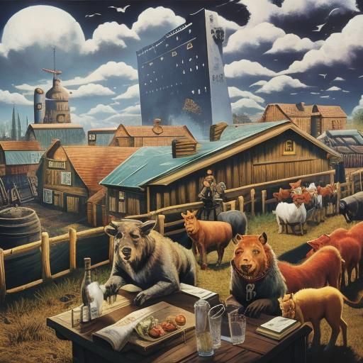 Animal Farm: An AI Interpretation