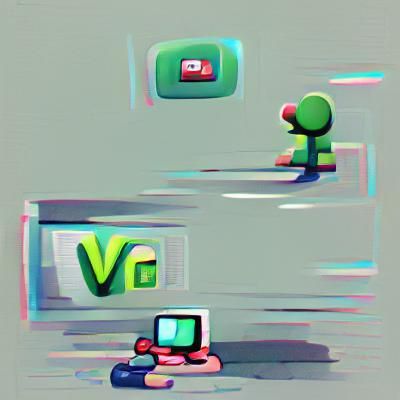 Generic Video Game Scene Generated by AI