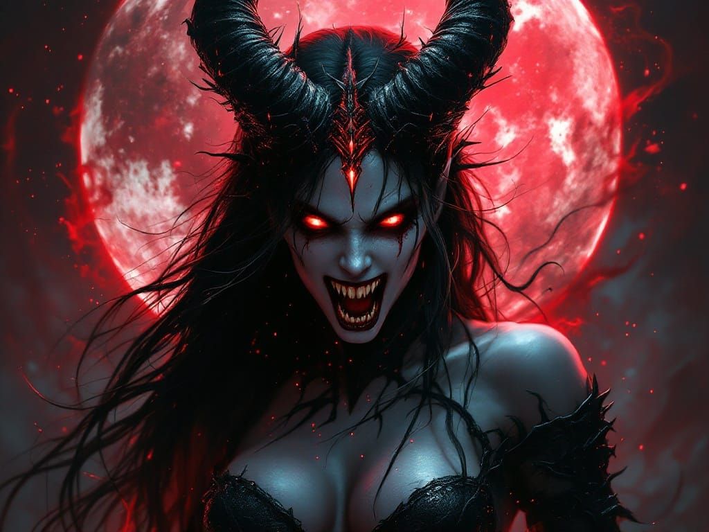 Dark Fantasy Lilith Queen of the Underworld