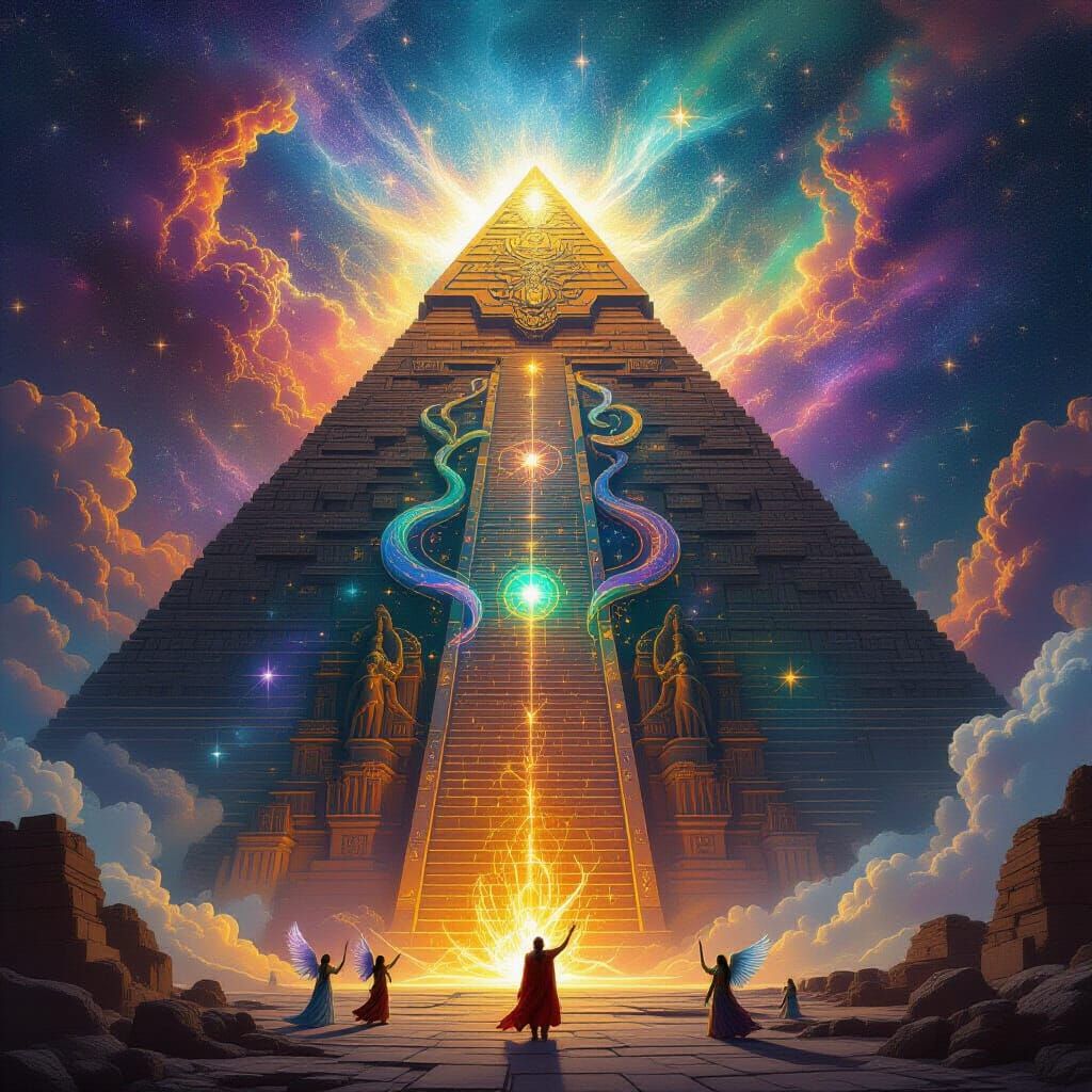 Cosmic Pyramid at the Nexus of Creation