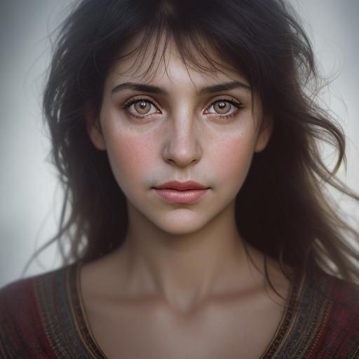 Striking Portrait of a Woman from Bulgaria