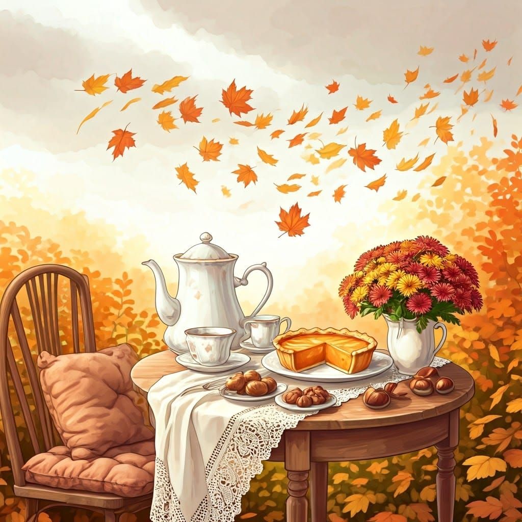 Autumn Teatime of Relaxation