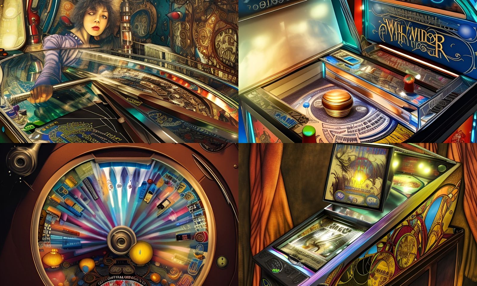 The Who's Pinball Wizard: Iridescent Digital Art