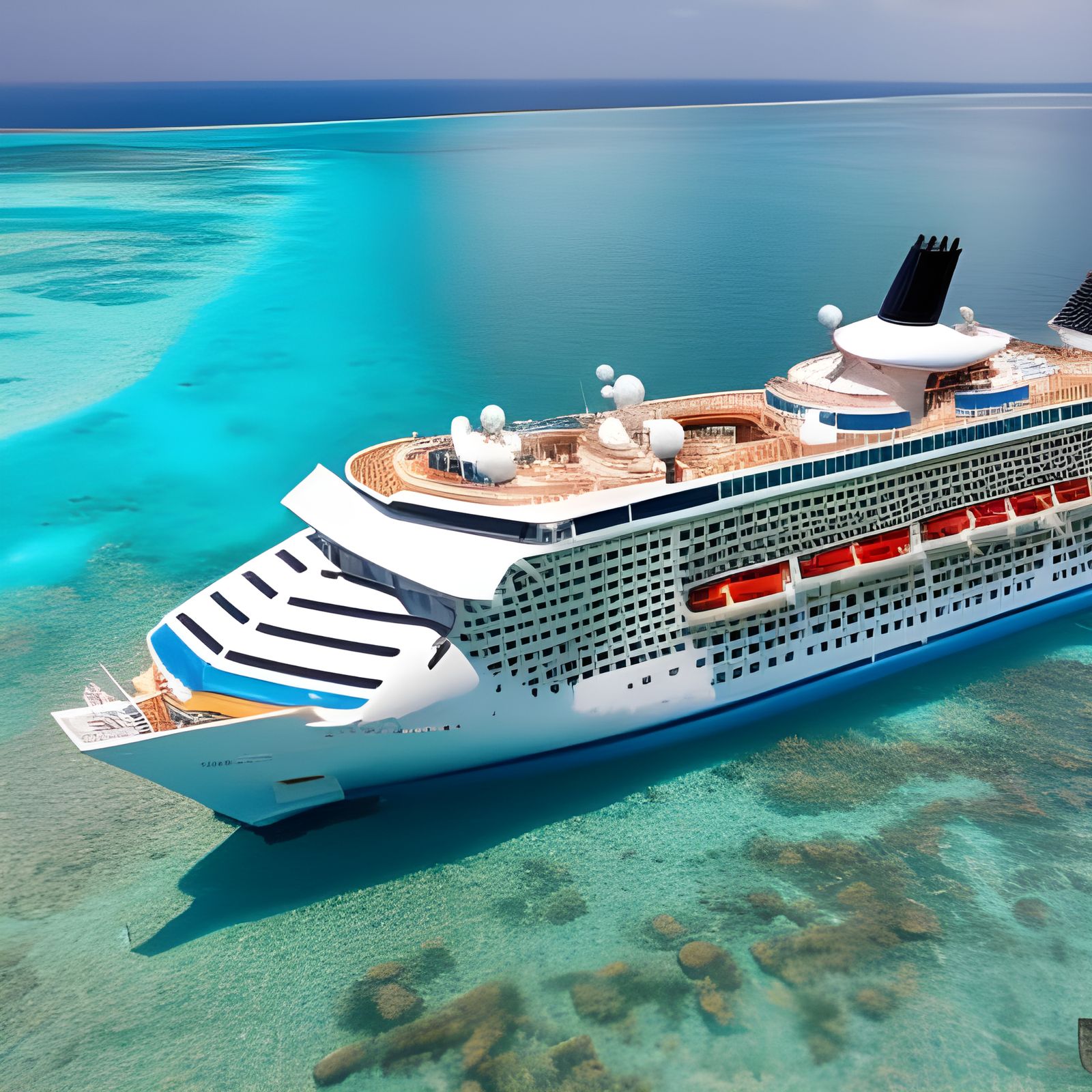 Maldives Cruise Ship: Aerial View, Professional Photography