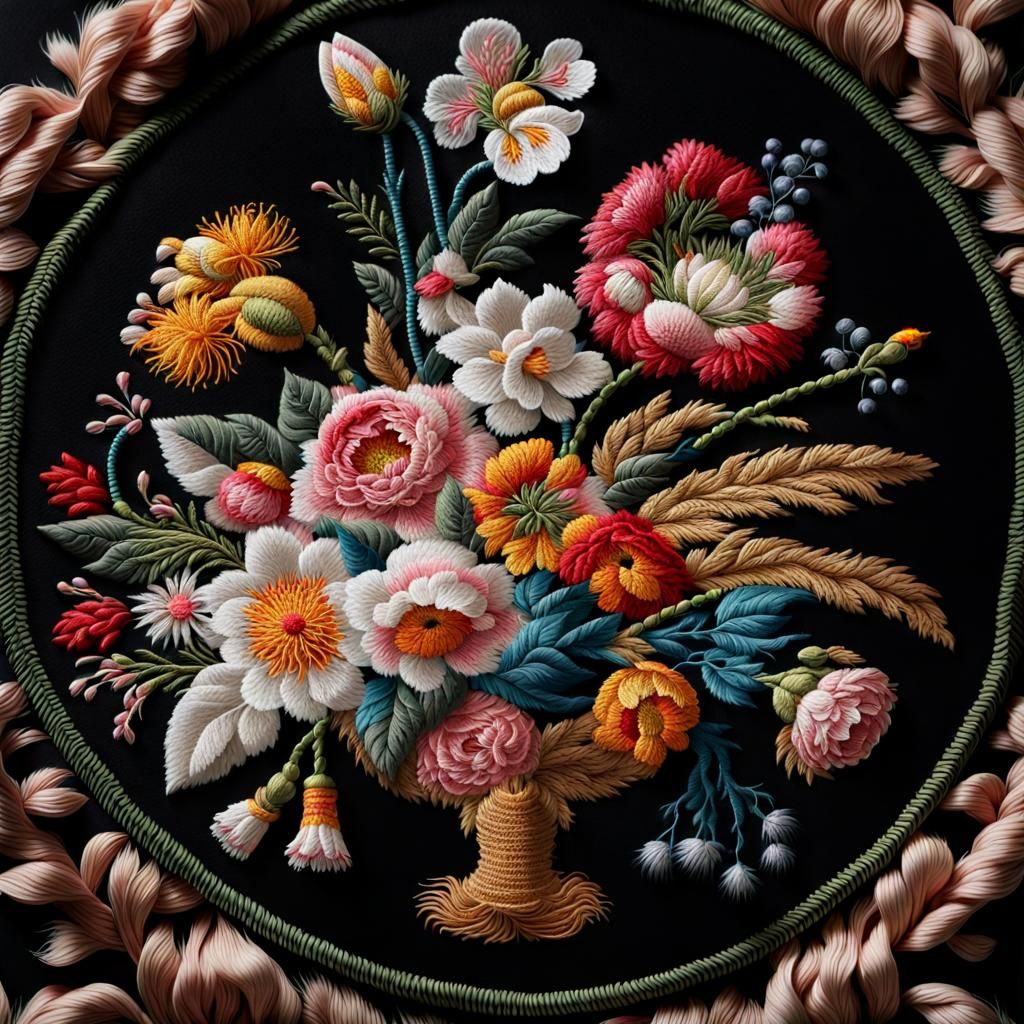 Still Life Embroidery