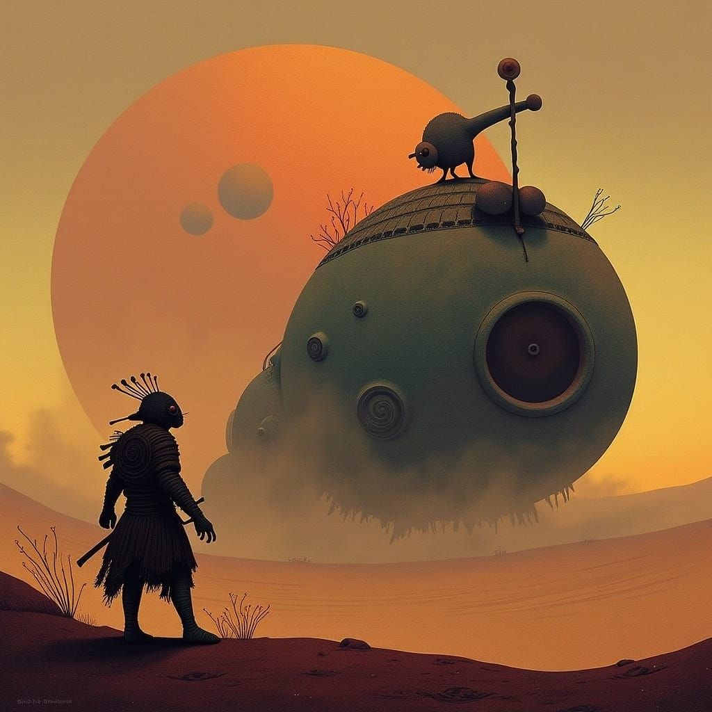 Post-Apocalyptic Samurai and Derelict Spaceship