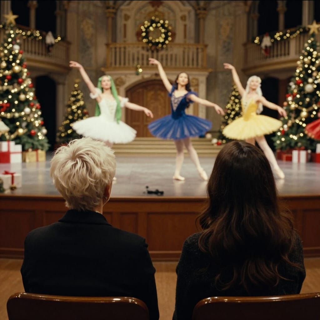 Christmas Ballet Performance in Cozy Village Hall