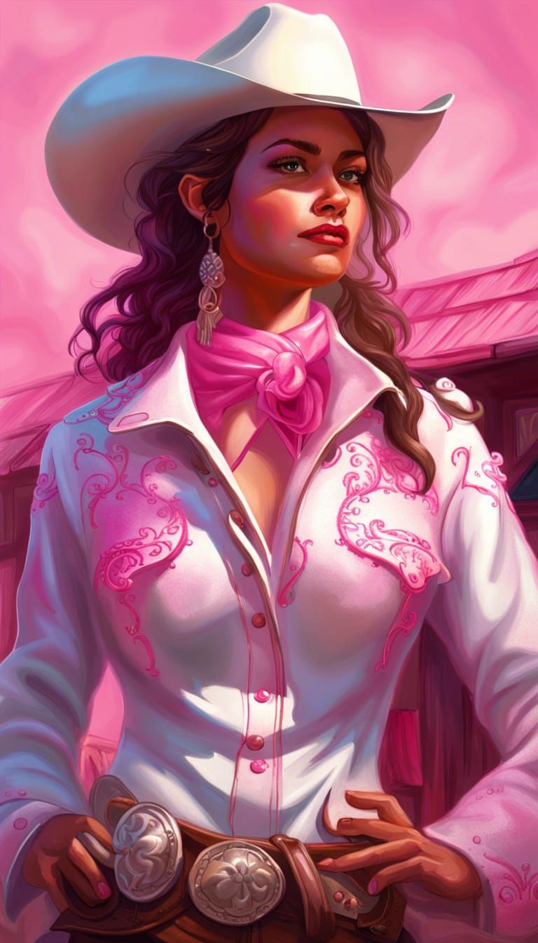 Cowgirl Presents Herself in Bombastic Pop Art Style