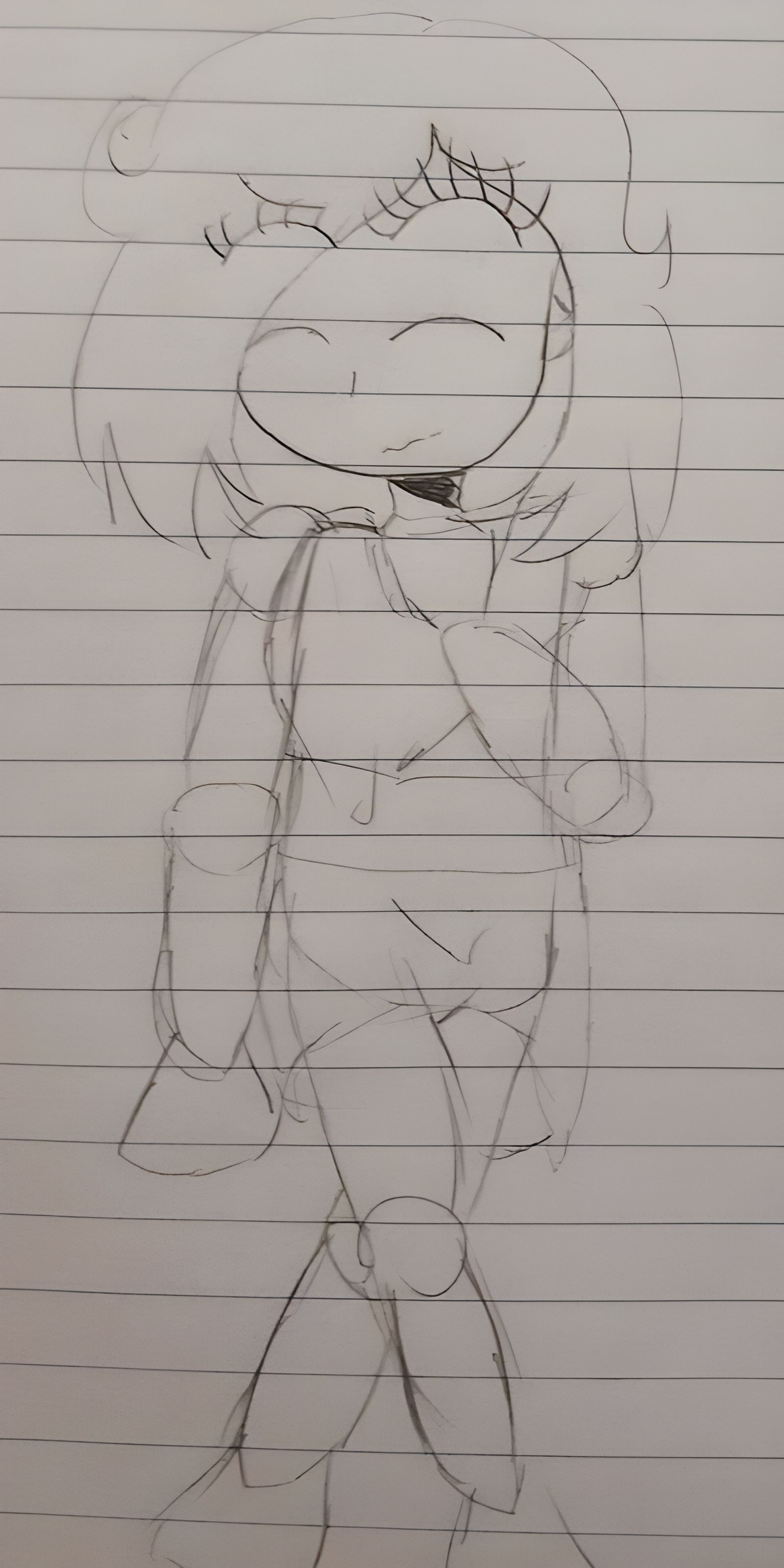 Surreal Figure Walking Towards an Unknown Future