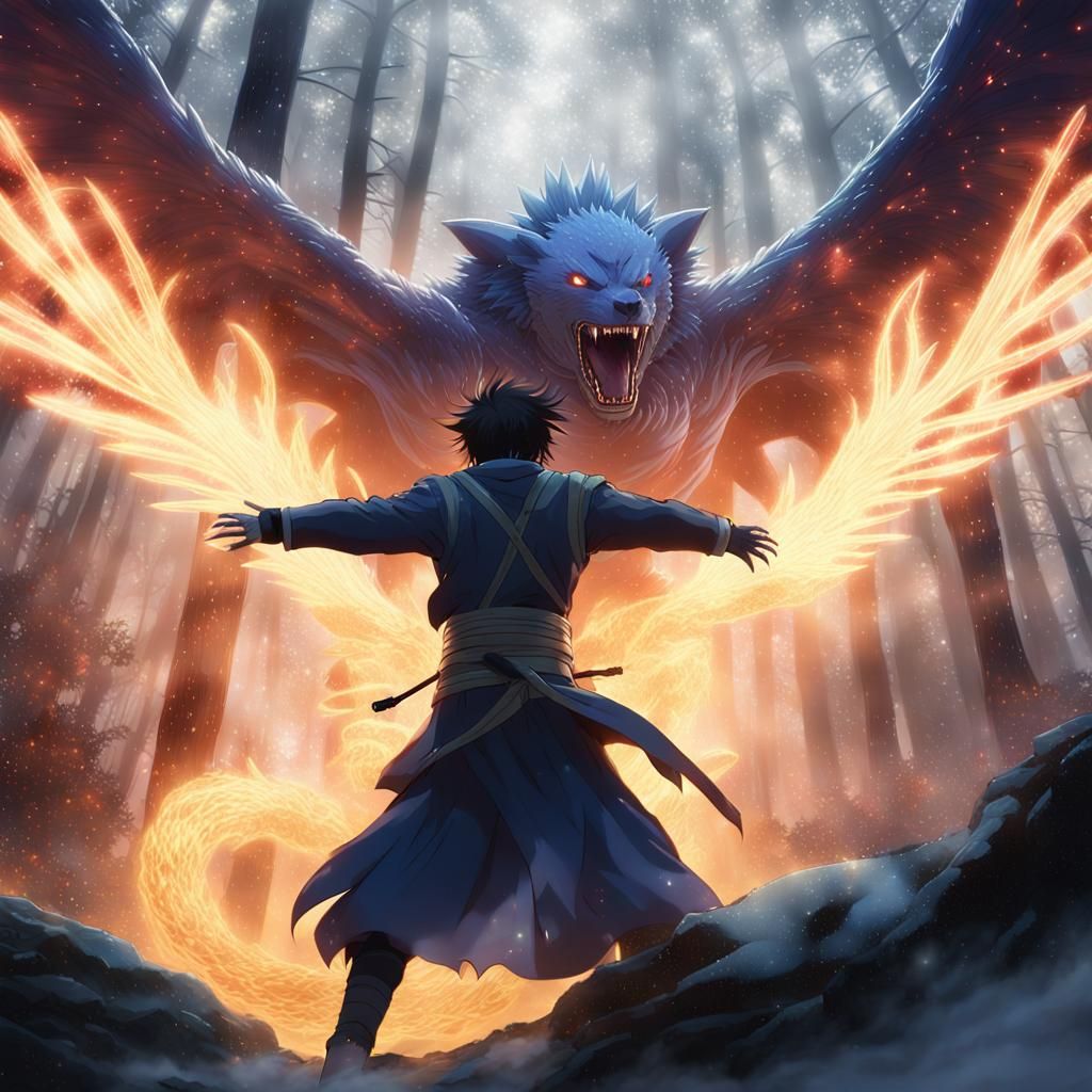 I will not let you harm my clan. My will is that of fire!!