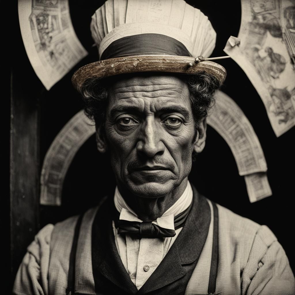 Ultra-Realistic Vintage Portrait of a Neapolitan Street Vend...