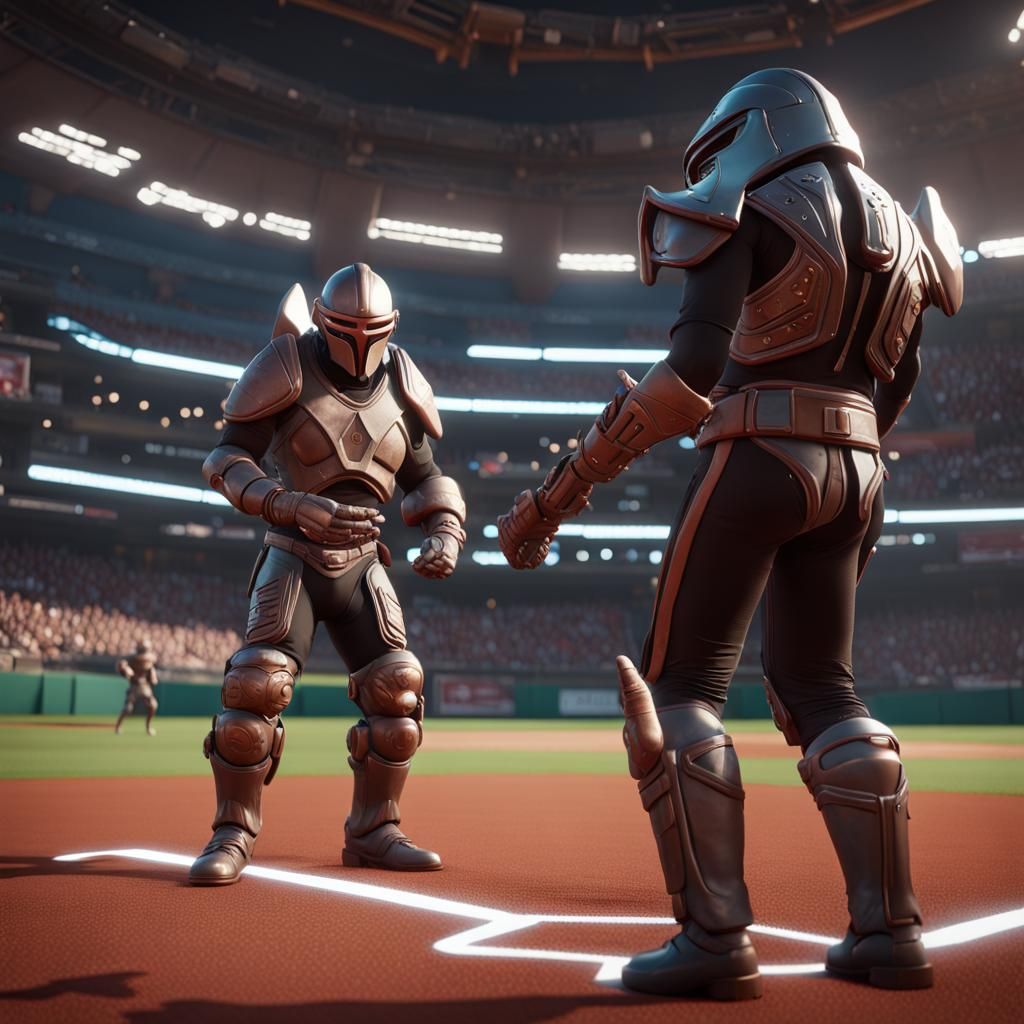 Klingons vs Mandalorians in Intergalactic Baseball Game