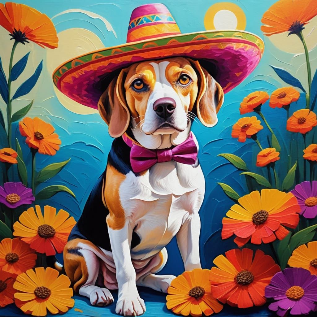 Beagle in Sombrero: Mexican Folk Art Inspired by Pixar's Coc...