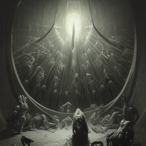 Horrific Emblem in the Style of Doré