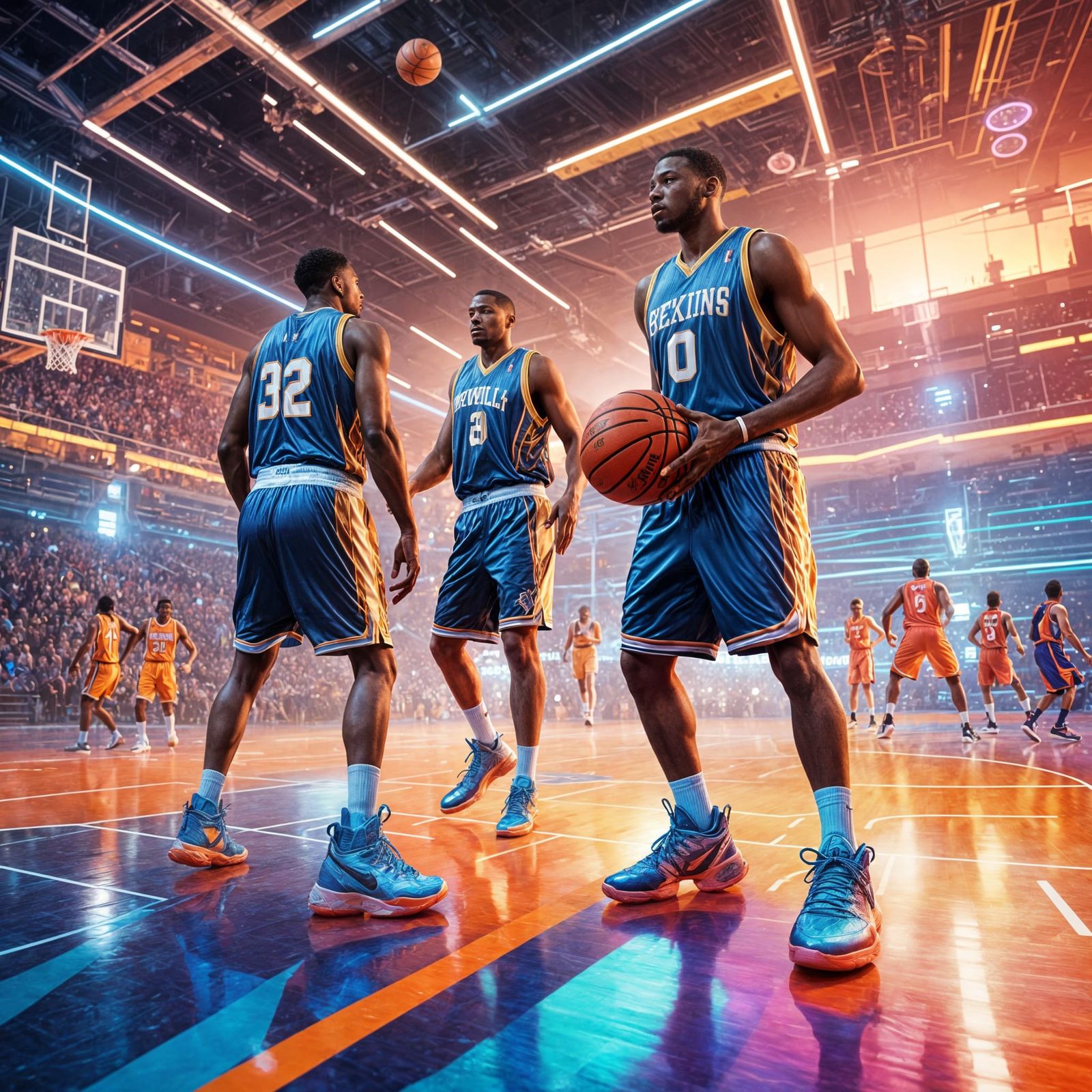 The sci-fi basketball match