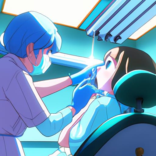 Dentist Tenderly Fixes Young Girl's Cavity in Gentle Anime S...