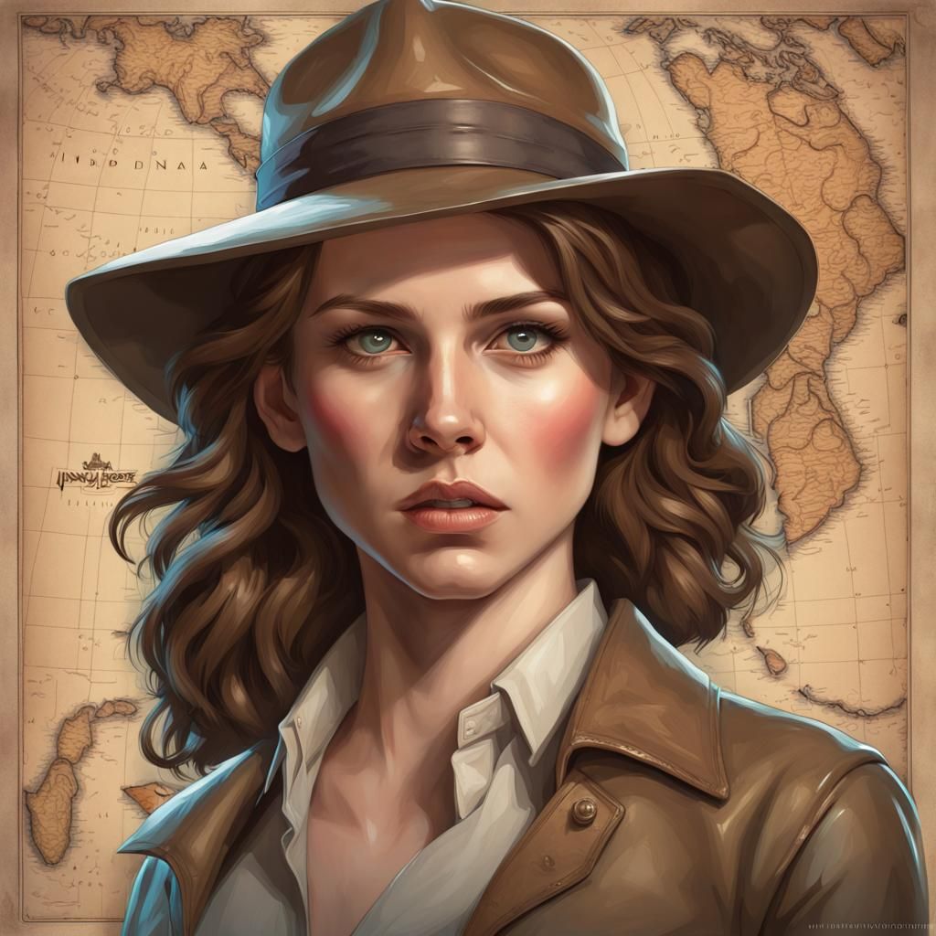 Anna Kendrick as 1930s Archaeologist with Ancient Map