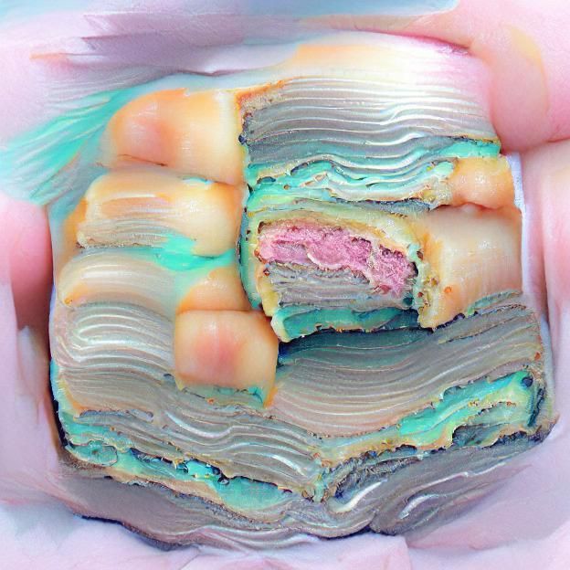 Weirdcore Image with Pastel Colors