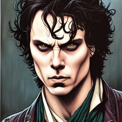 "a comic book version of Ville Valo"