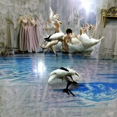 Elegant Swan Lake Ballet Performance