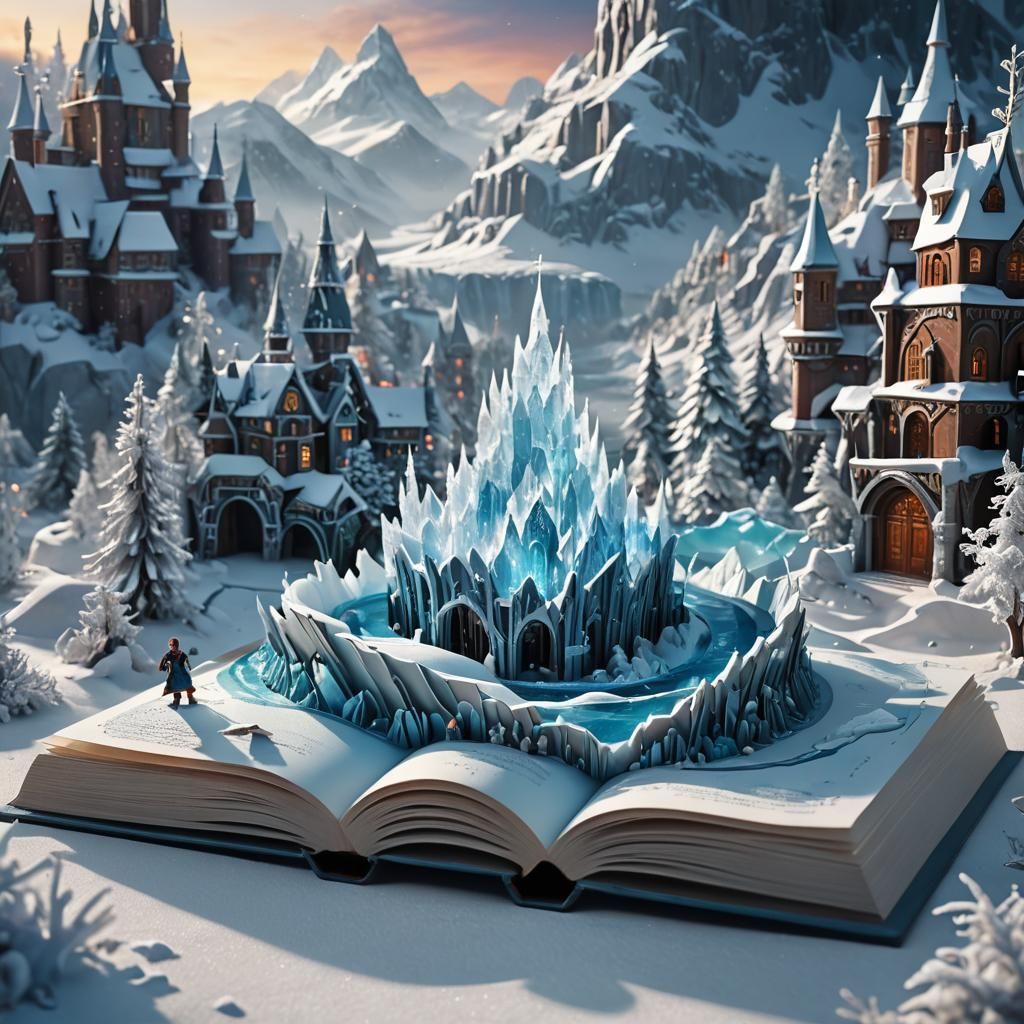 Frozen World Emerges from 3D Pop-Up Book