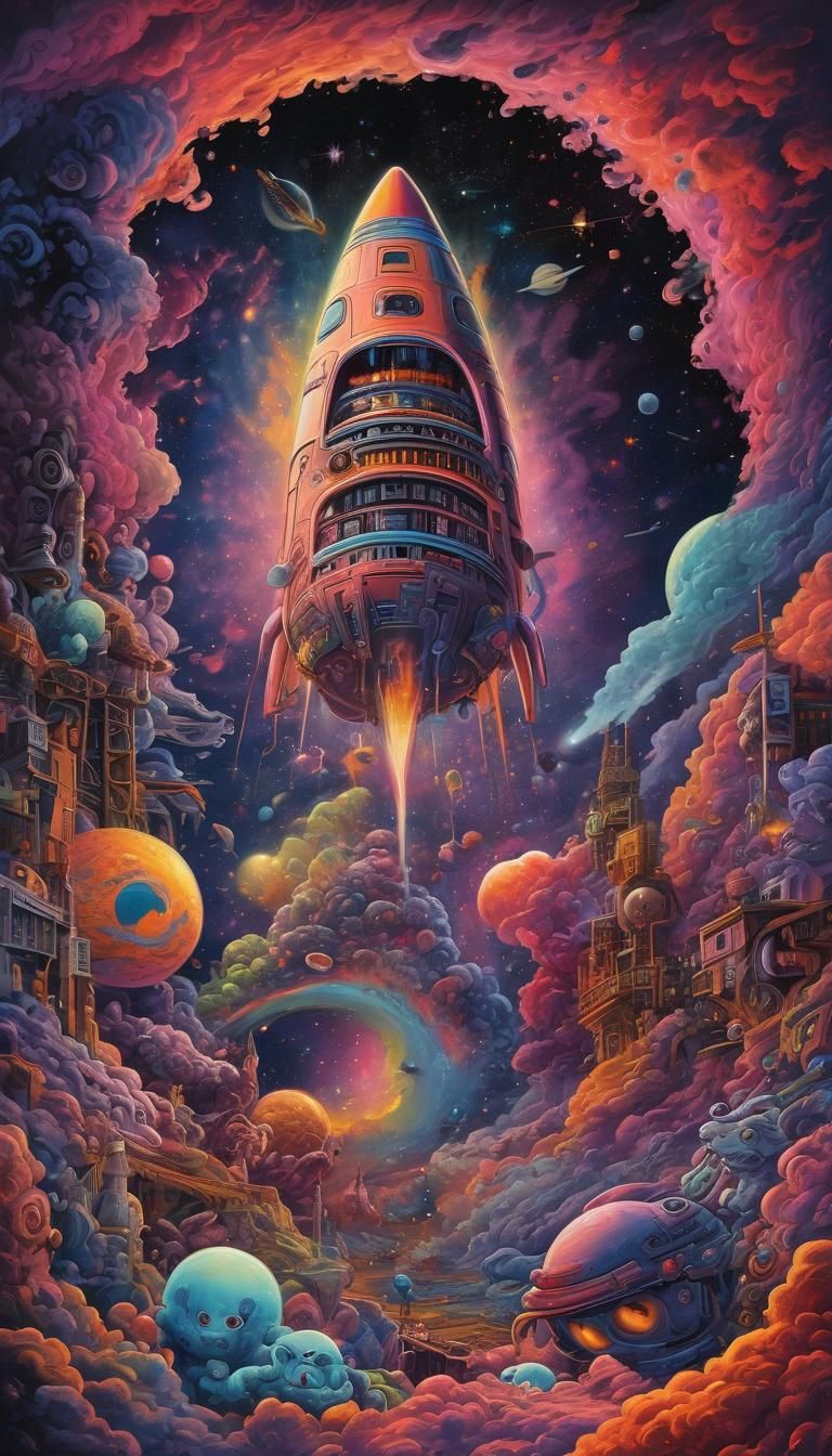 I’m Blasting Off In A Rocket Ship Inside My Own Head! Catch ...