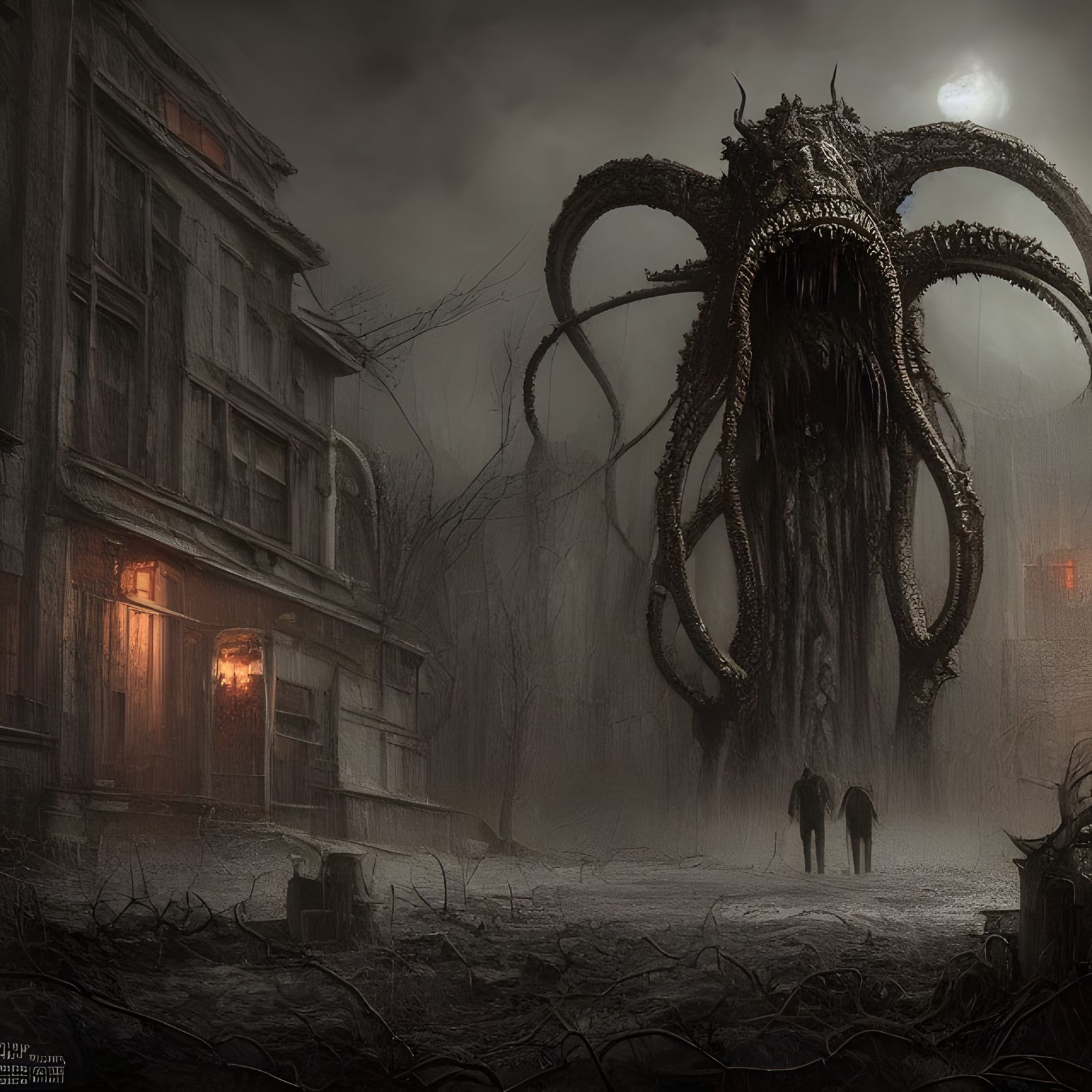 Post-Apocalyptic World Ruined by Lovecraftian God