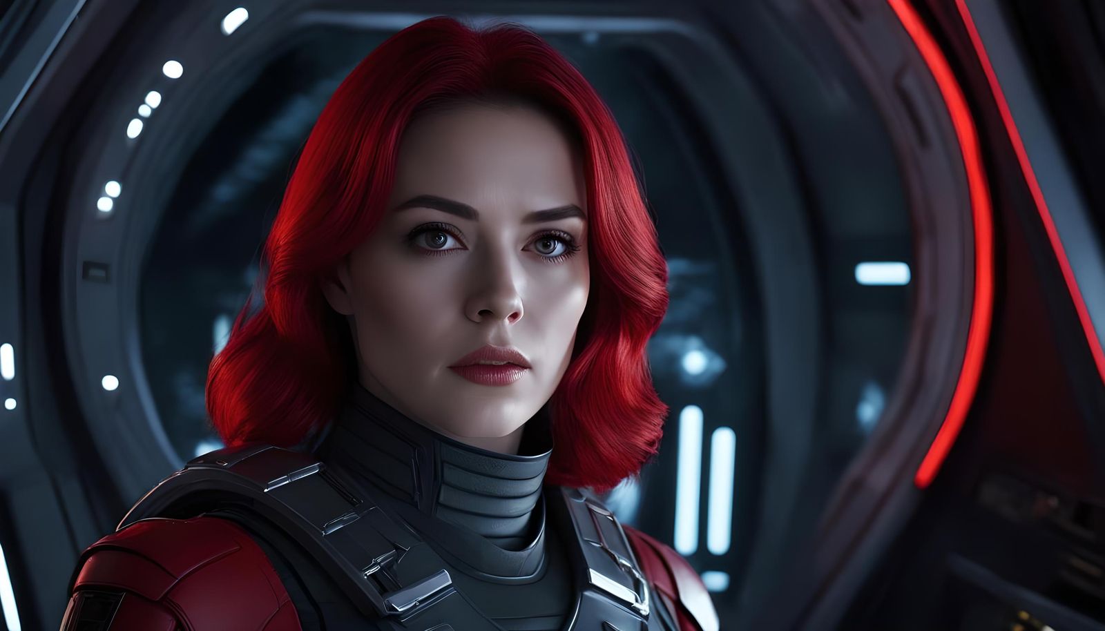 Sci-Fi Leader Portrait in Photorealistic Style