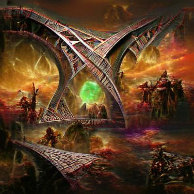 Epic Bridge of Khazad-dûm Fantasy Artwork