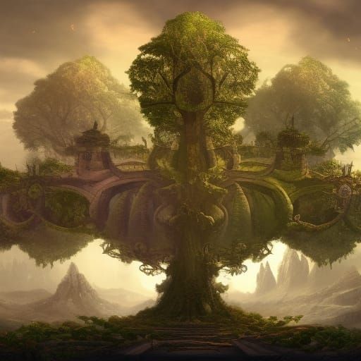 Fantastical Genealogy Family Tree Concept Art