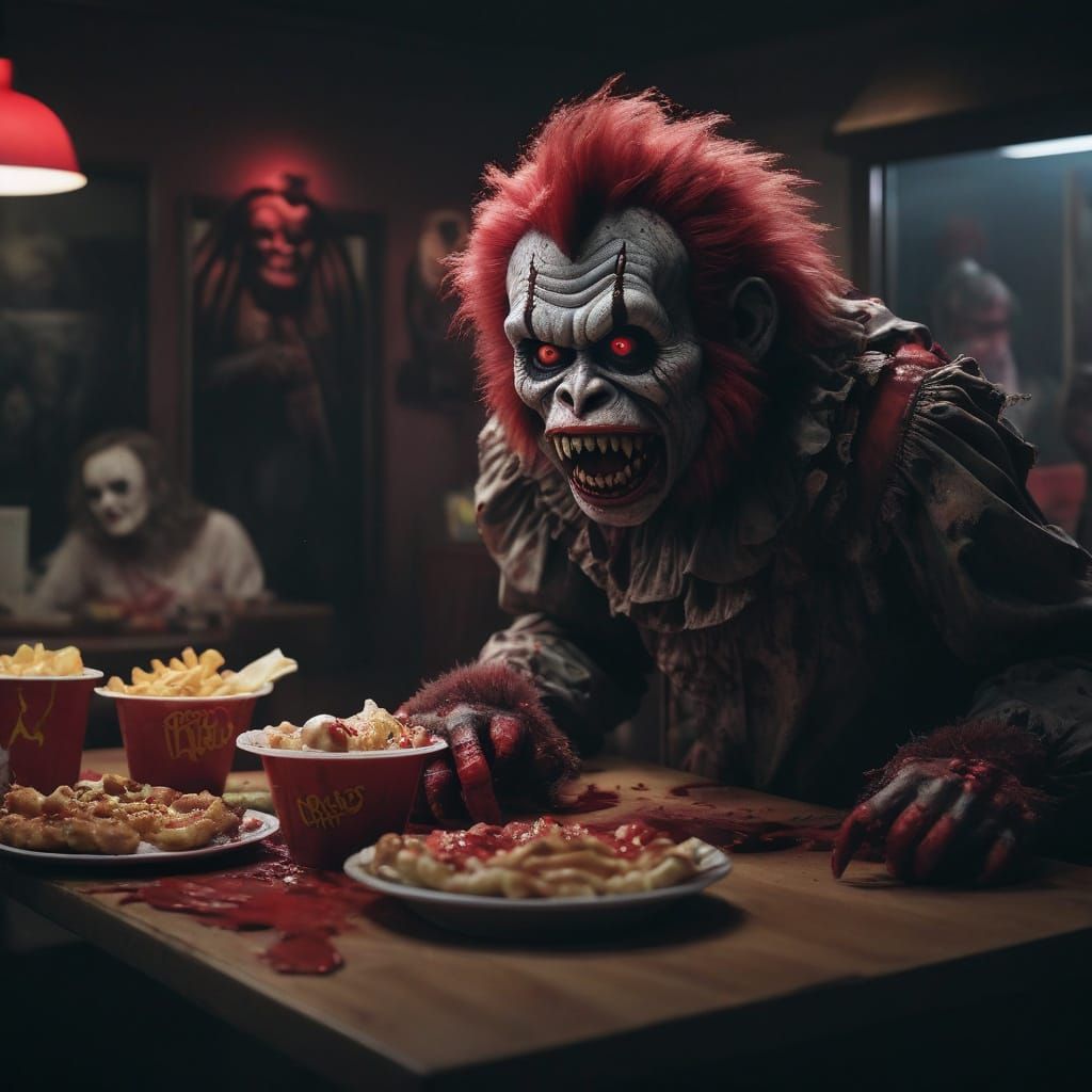Cyberpunk Horror at McDonald's: A Grisly Attack