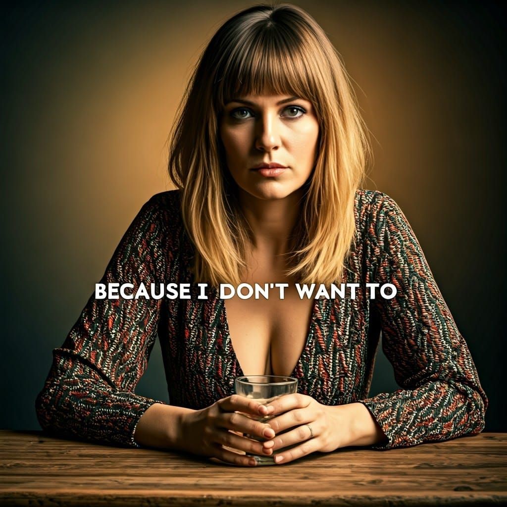 Serene Portrait of a Woman in Contemplation