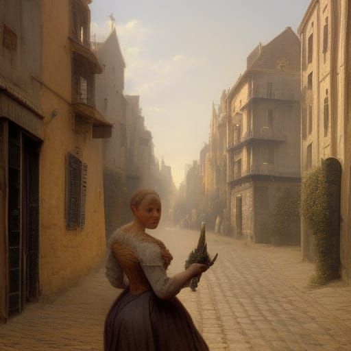 the streets in the village of Nor