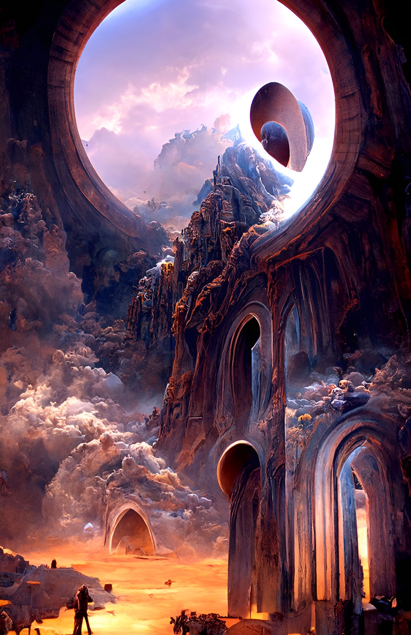 Stargate to Mechanical World: Hyperdetailed Concept Art