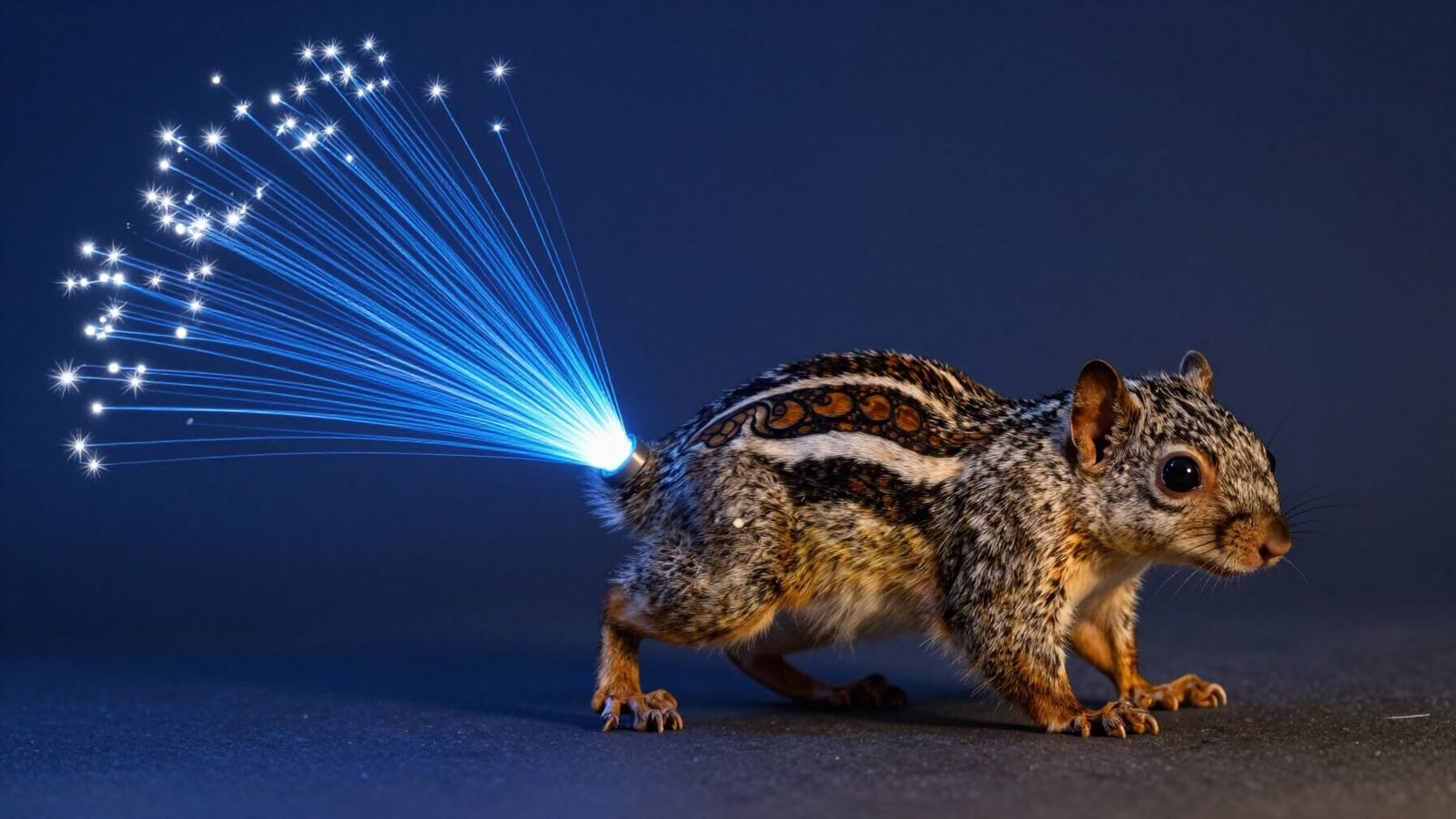 African Pygmy Squirrel Ignites New Year Fireworks in Art Nou...