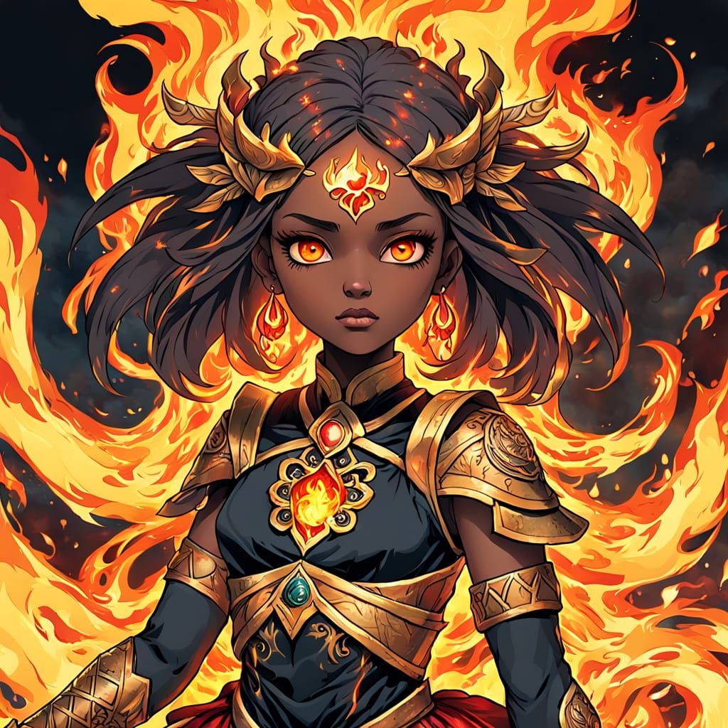 Destructive Goddess of Transformation and Fire