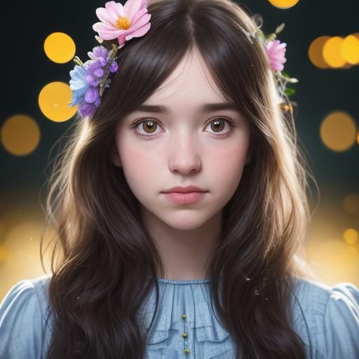 Fantasy Flowers in a Jar, Hyperrealistic Concept Art