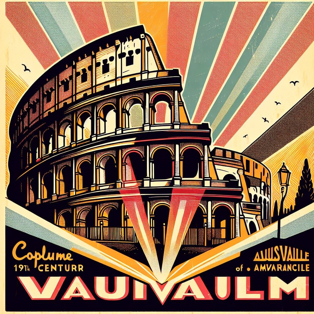 Vintage Vaudeville-Style Colosseum Spectacle